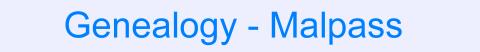 Genealogy - Malpass
